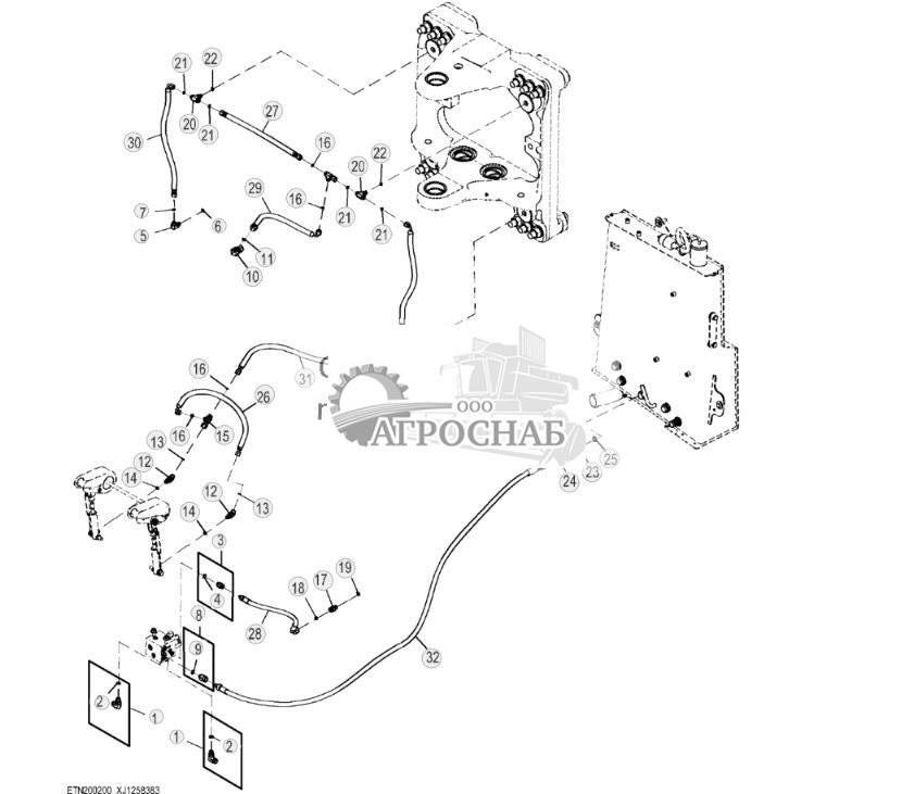 Гидравлическая система стрелы и затвора, ручное управление (329328 - ) - ST931823 587.jpg